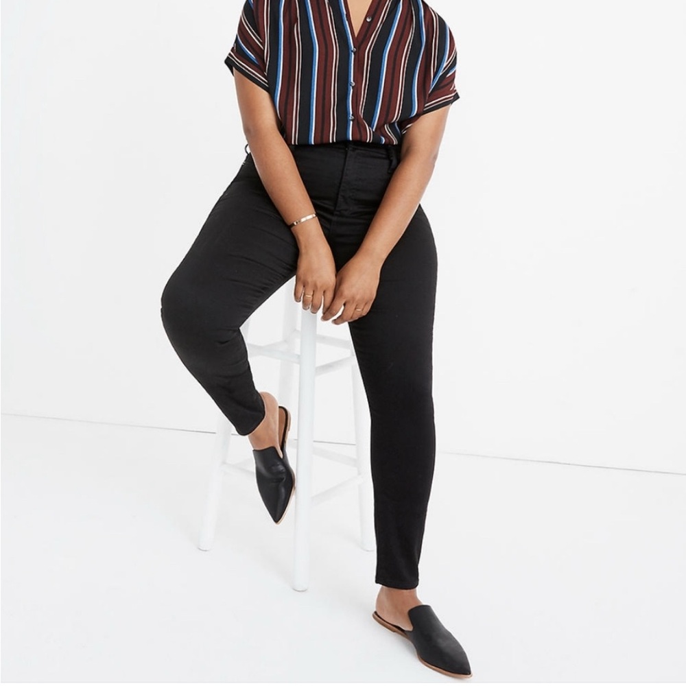 Madewell Curvy High Rise Skinny Jeans Carbondale Wash